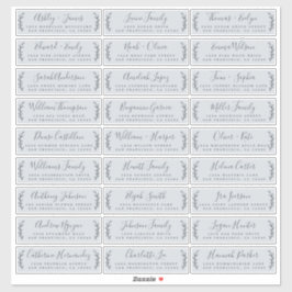 カスタマイズ結婚可能なゲスト住所 シール