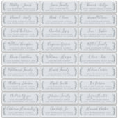 カスタマイズ結婚可能なゲスト住所 シール (正面)