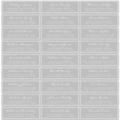 カスタマイズ結婚可能なゲスト住所 シール (正面)