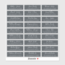 カスタマイズ結婚可能なゲスト住所 シール