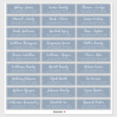 カスタマイズ結婚可能なゲスト住所 シール (シート)