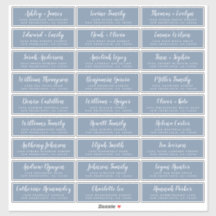 カスタマイズ結婚可能なゲスト住所 シール