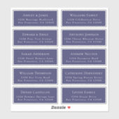 カスタマイズ結婚可能なゲスト住所 シール (シート)