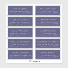 カスタマイズ結婚可能なゲスト住所 シール