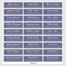 カスタマイズ結婚可能なゲスト住所 シール