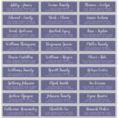 カスタマイズ結婚可能なゲスト住所 シール (正面)