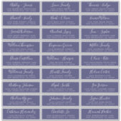 カスタマイズ結婚可能なゲスト住所 シール (正面)