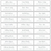 カスタマイズ結婚可能なゲスト住所 シール (正面)