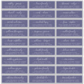 カスタマイズ結婚可能なゲスト住所 シール (正面)