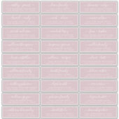 カスタマイズ結婚可能なゲスト住所 シール (正面)