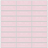 カスタマイズ結婚可能なゲスト住所 シール (正面)