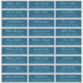 カスタマイズ結婚可能なゲスト住所 シール (正面)