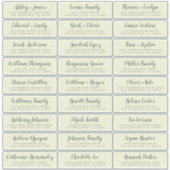 カスタマイズ結婚可能なゲスト住所 シール (正面)