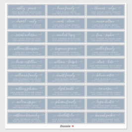 カスタマイズ結婚可能なゲスト住所 シール