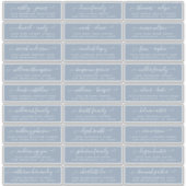 カスタマイズ結婚可能なゲスト住所 シール (正面)