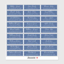 カスタマイズ結婚可能なゲスト住所 シール