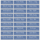 カスタマイズ結婚可能なゲスト住所 シール (正面)