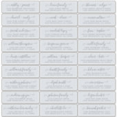 カスタマイズ結婚可能なゲスト住所 シール (正面)