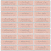 カスタマイズ結婚可能なゲスト住所 シール (正面)