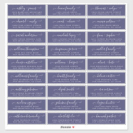 カスタマイズ結婚可能なゲスト住所 シール