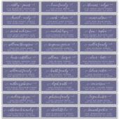 カスタマイズ結婚可能なゲスト住所 シール (正面)