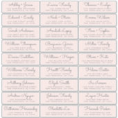 カスタマイズ結婚可能なゲスト住所 シール (正面)