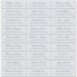 カスタマイズ結婚可能なゲスト住所 シール