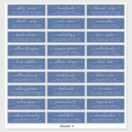 カスタマイズ結婚可能なゲスト住所 シール