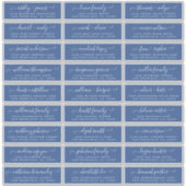 カスタマイズ結婚可能なゲスト住所 シール (正面)