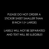 カスタマイズ結婚可能なゲスト住所 シール