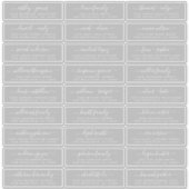 カスタマイズ結婚可能なゲスト住所 シール (正面)