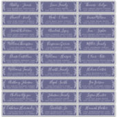 カスタマイズ結婚可能なゲスト住所 シール (正面)