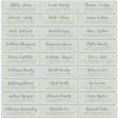 カスタマイズ結婚可能なゲスト住所 シール (正面)