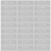 カスタマイズ結婚可能なゲスト住所 シール (正面)