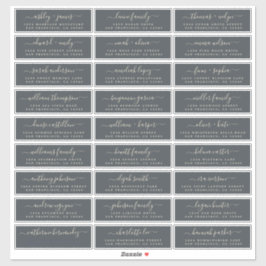 カスタマイズ結婚可能なゲスト住所 シール