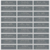 カスタマイズ結婚可能なゲスト住所 シール (正面)