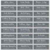 カスタマイズ結婚可能なゲスト住所 シール (正面)