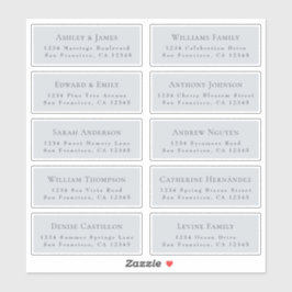 カスタマイズ結婚可能なゲスト住所 シール