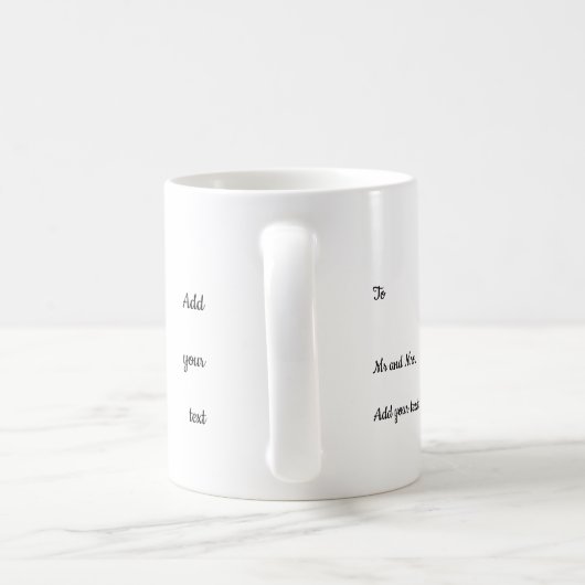 カスタマイズ結婚可能なコーヒーマグ コーヒーマグカップ (ハンドル)