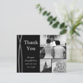 カスタマイズ結婚可能なサンキューカード写真写真 ポストカード (スタンド正面)
