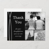 カスタマイズ結婚可能なサンキューカード写真写真 ポストカード (正面/裏面)