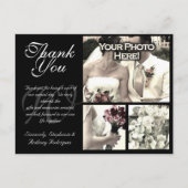 カスタマイズ結婚可能なサンキューカード3枚の写真 ポストカード (正面)