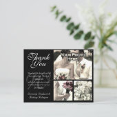 カスタマイズ結婚可能なサンキューカード3枚の写真B ポストカード (スタンド正面)