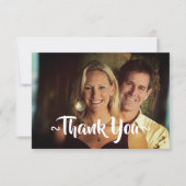 カスタマイズ結婚可能なサンキューカード サンキューカード (正面)
