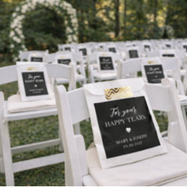 カスタマイズ結婚可能なティッシュペーパーパック フェイバーバッグ