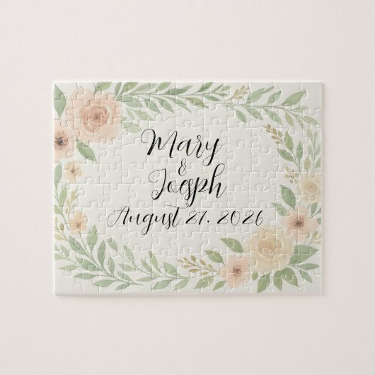 カスタマイズ結婚可能なパズル ジグソーパズル (横)