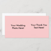 カスタマイズ結婚可能な写真サンキューカード サンキューカード (正面/裏面)
