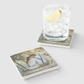 カスタマイズ結婚可能な写真 ストーンコースター (横)