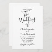 カスタマイズ結婚可能な結婚式招待状 招待状