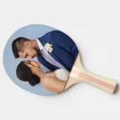 カスタマイズ結婚夫婦の写真 卓球ラケット (横)